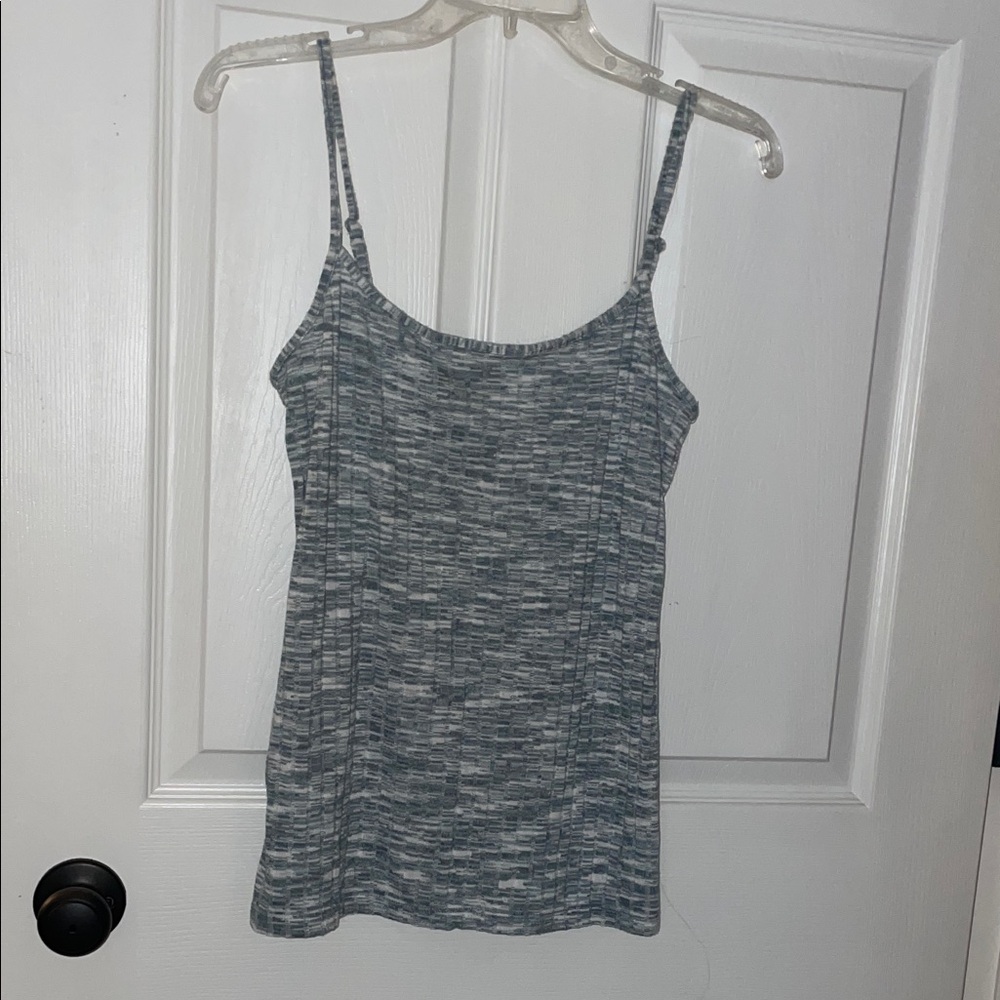 LOFT Blue Patterned Camisole